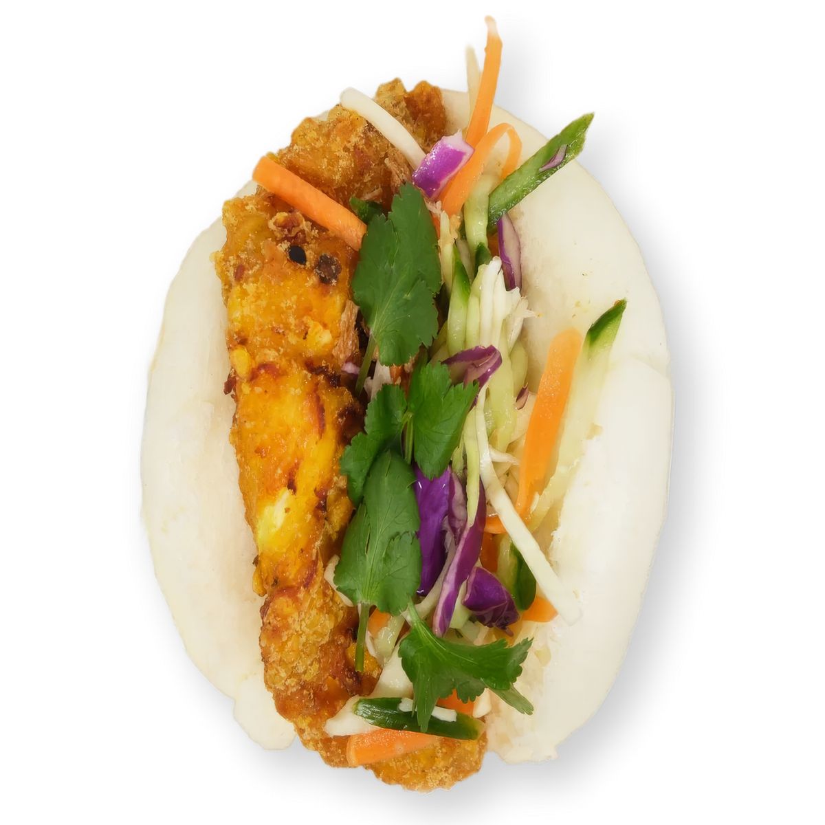 Crispy Chicken Steamed Bun