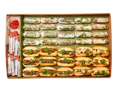 Catering Box 5: Mini Banh Mi & Mini Fresh Rolls