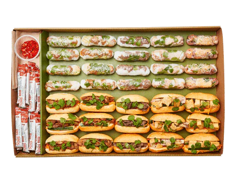 Catering Box 5: Mini Banh Mi & Mini Fresh Rolls