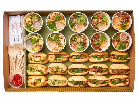 Catering Box 6: Mini Bowls & Mini Banh Mi