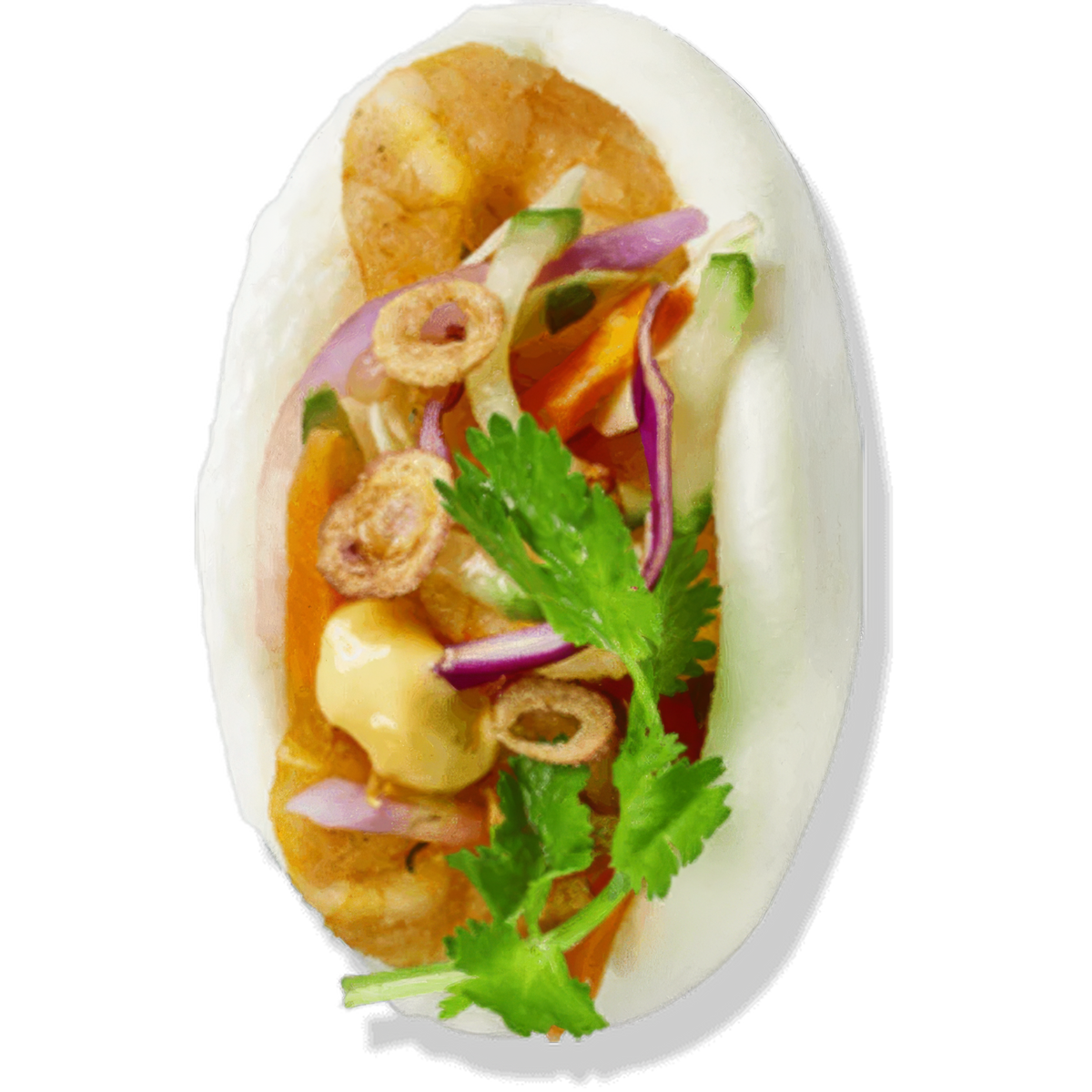 Crispy Prawn Steamed Bun