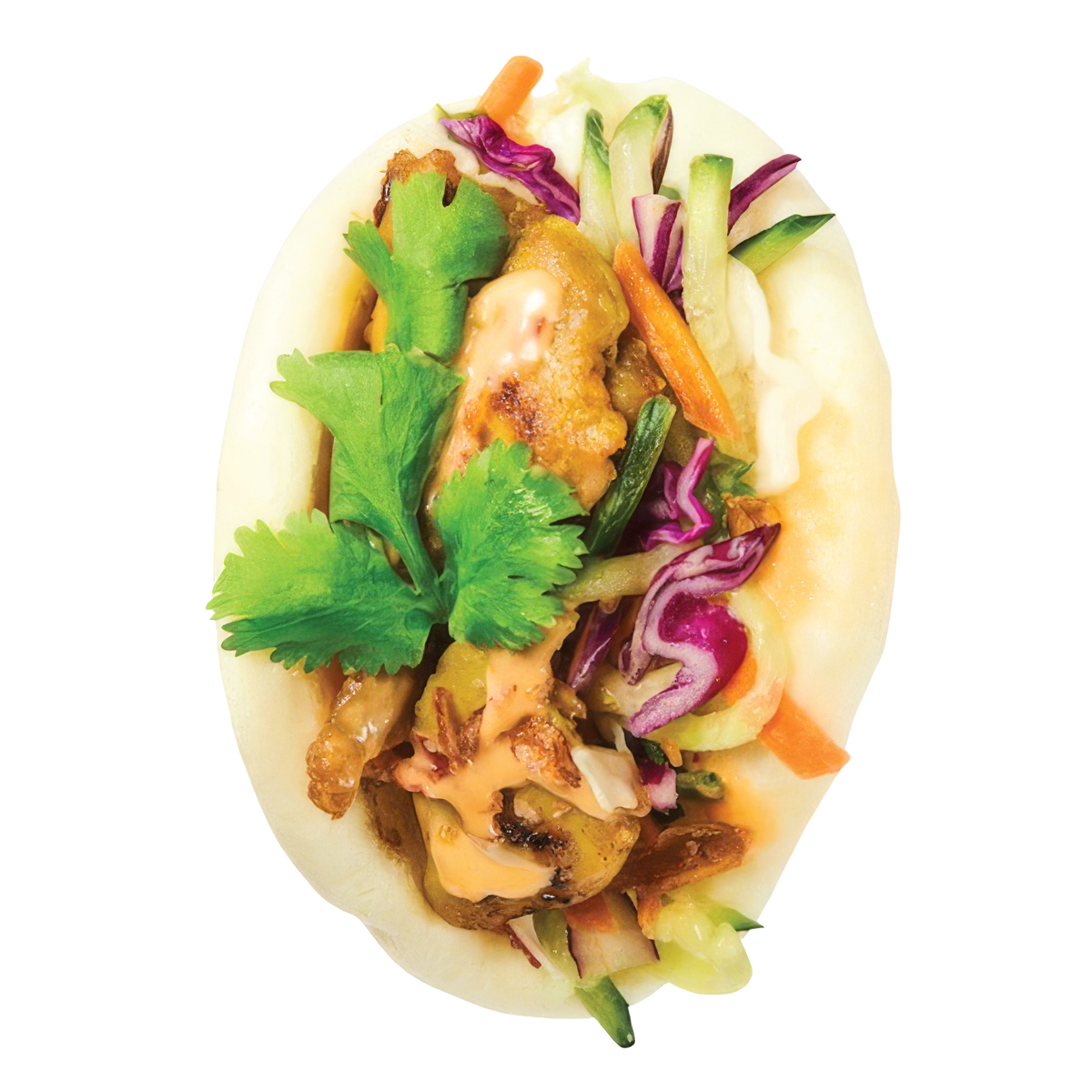 Lemongrass Chilli Chicken Steamed Bun